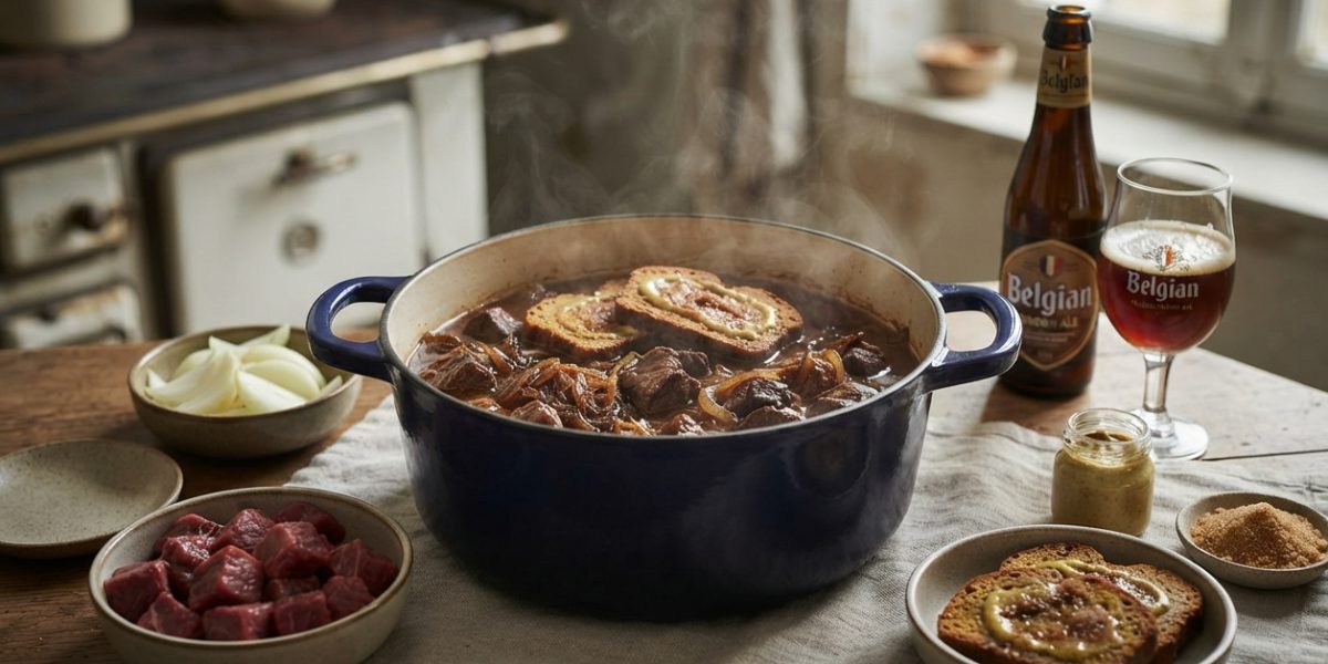 Carbonnade Flamande Traditionnelle à la Bière Brune