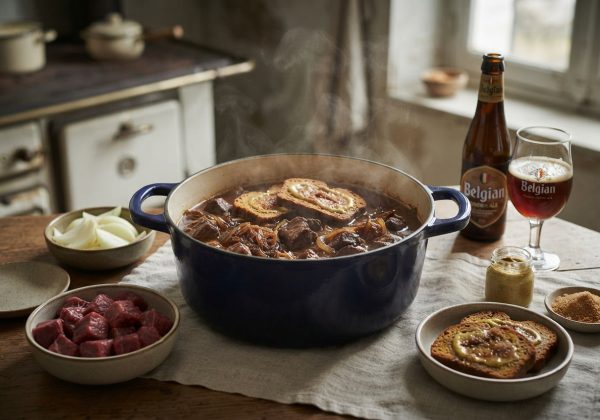 Carbonnade Flamande Traditionnelle à la Bière Brune