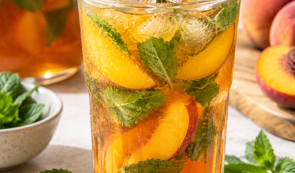 Ice Tea Pêche et Menthe Maison