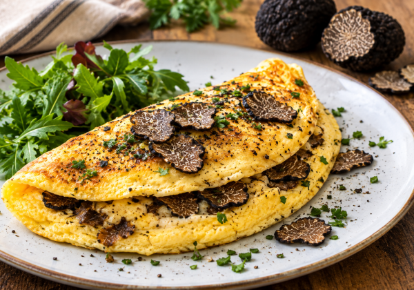 Omelette aux Truffes Noires