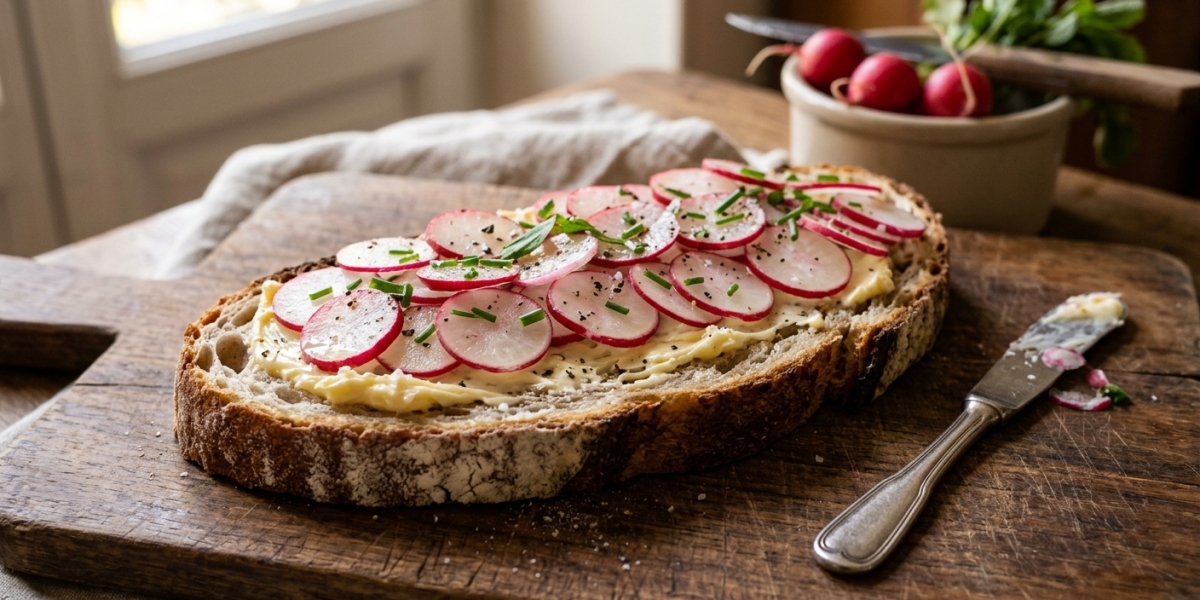 Pain de Radis au Beurre Demi-Sel