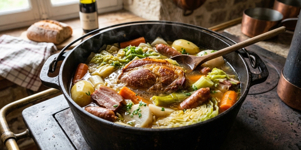 Potée au Chou et Palette de Porc Fumé