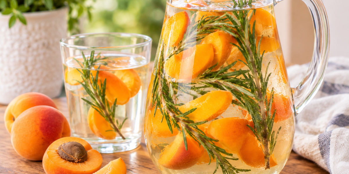  Detox Water Abricot Romarin